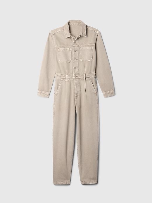Denim Utility Jumpsuit Product Image