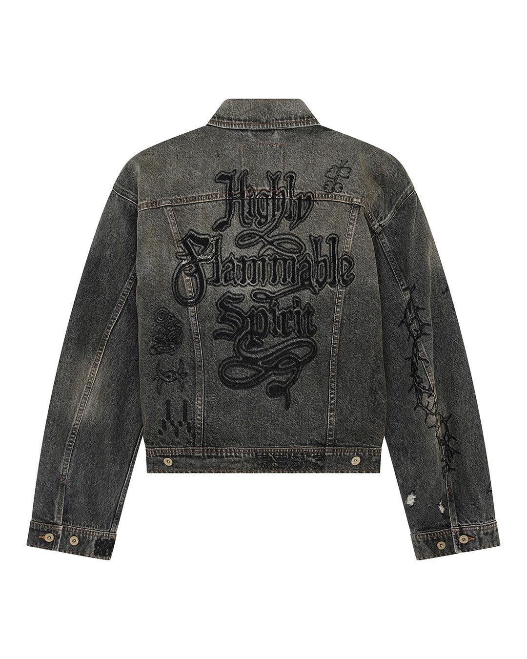 Mephistopheles Noir Jacket - Dirty Anthracite Product Image