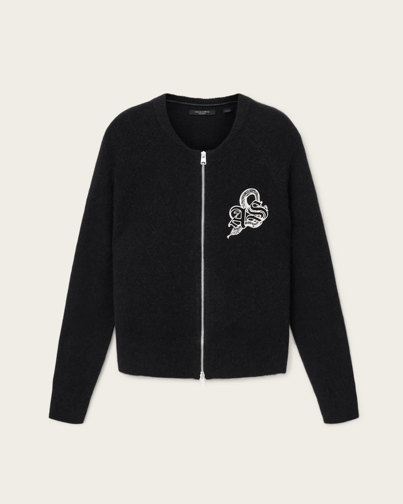 Jaqueline AllSaints Bomber Black | ALLSAINTS US Product Image