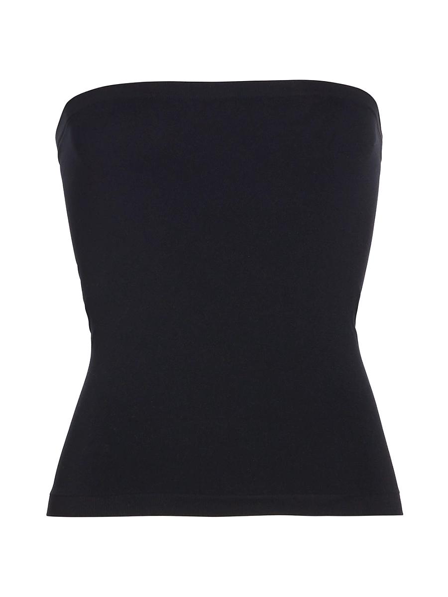 Fatal Matte Velvet Knit Tube Top Product Image