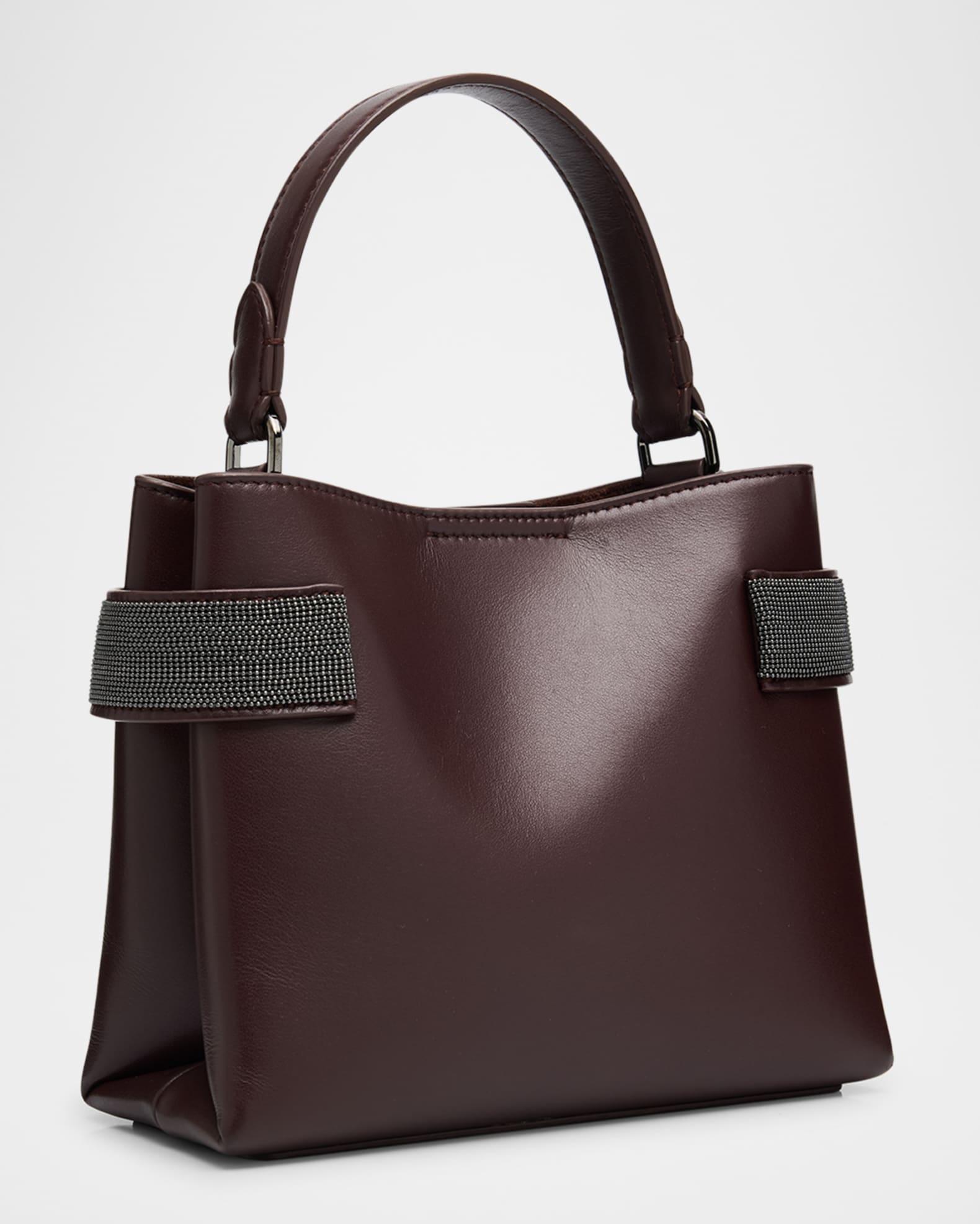 Essence Monili Leather Top-Handle Bag Product Image