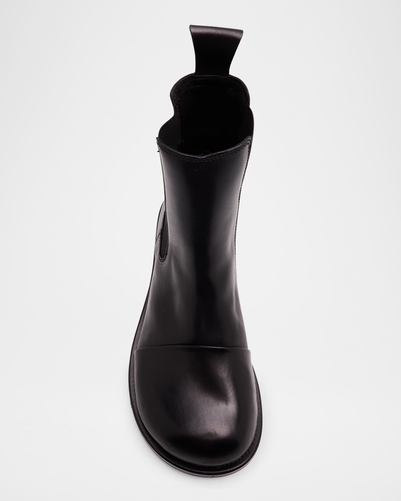 Men's Leather Cap-Toe Chelsea Boots Product Image