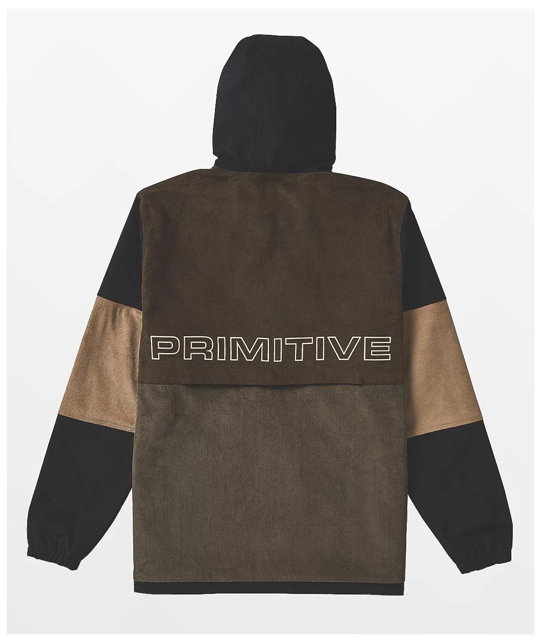 Primitive Block II Brown Corduroy Anorak Jacket Product Image