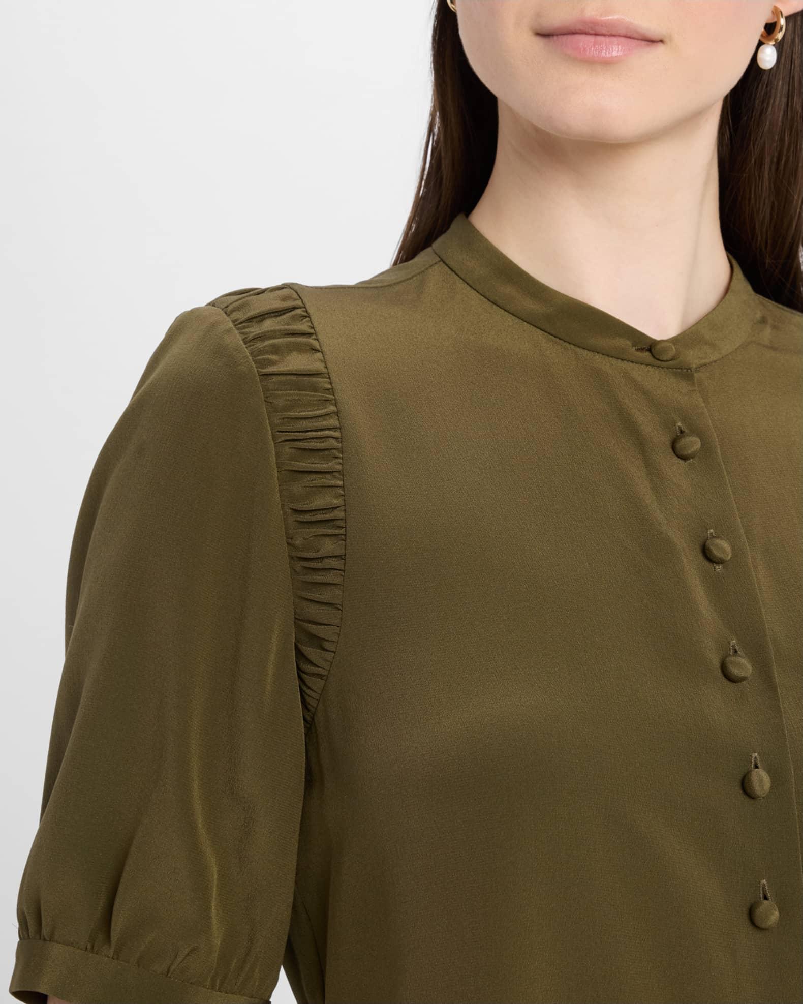 The Silk Gathered Top Product Image