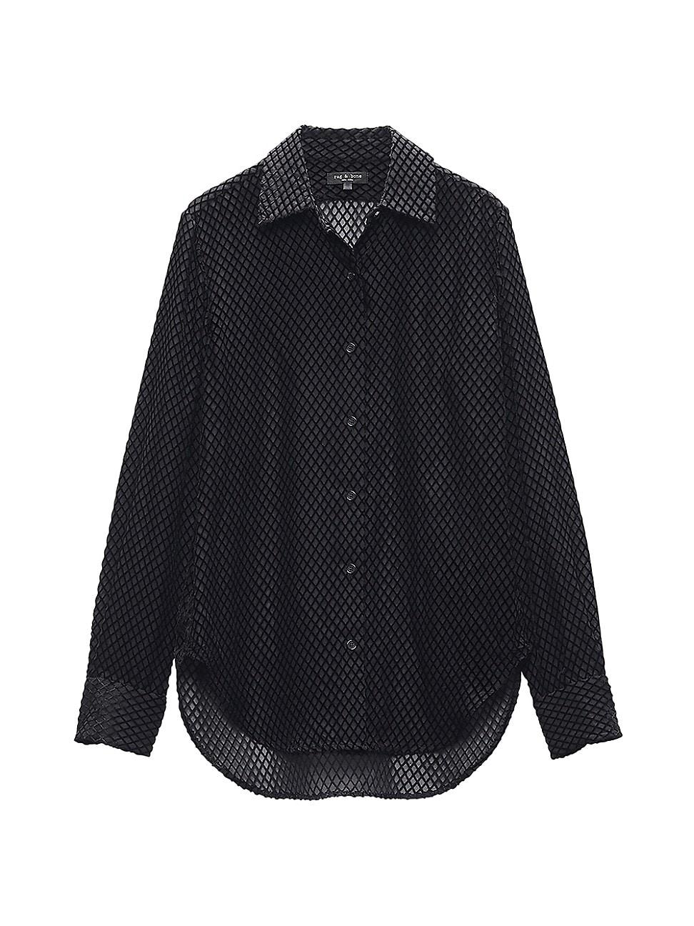 Womens Lila Burnout Long-Sleeve Shirt Product Image