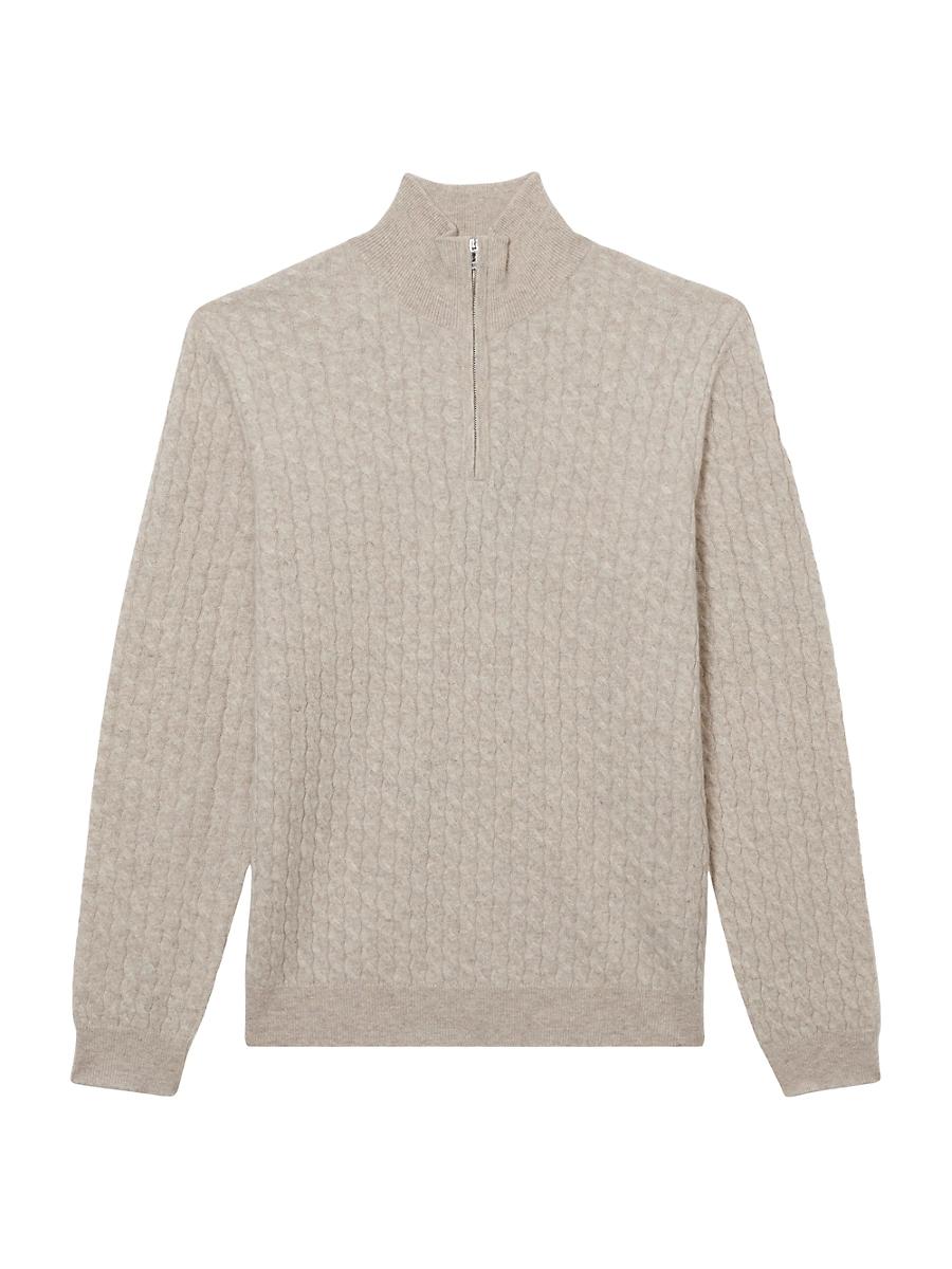 Mens Richmond Cashmere Zip Sweater Product Image