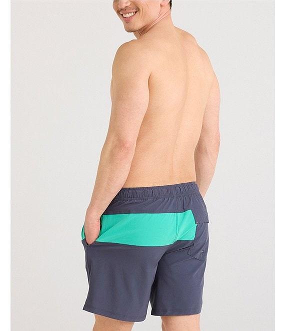 SAXX Oh Buoy 2N1 Color Block 7#double; Inseam Volley Swim Trunks Product Image