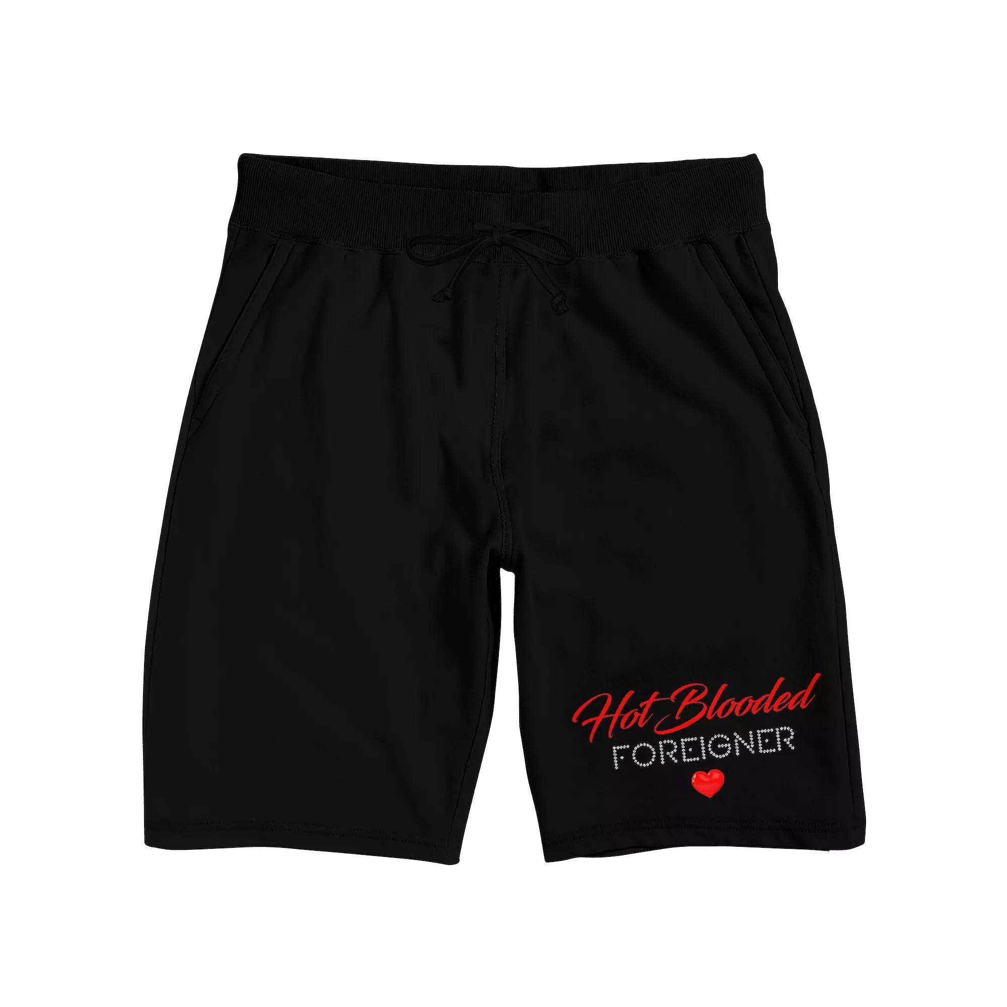 Men's Foreigner Hot Blooded Pajama Shorts,  Product Image