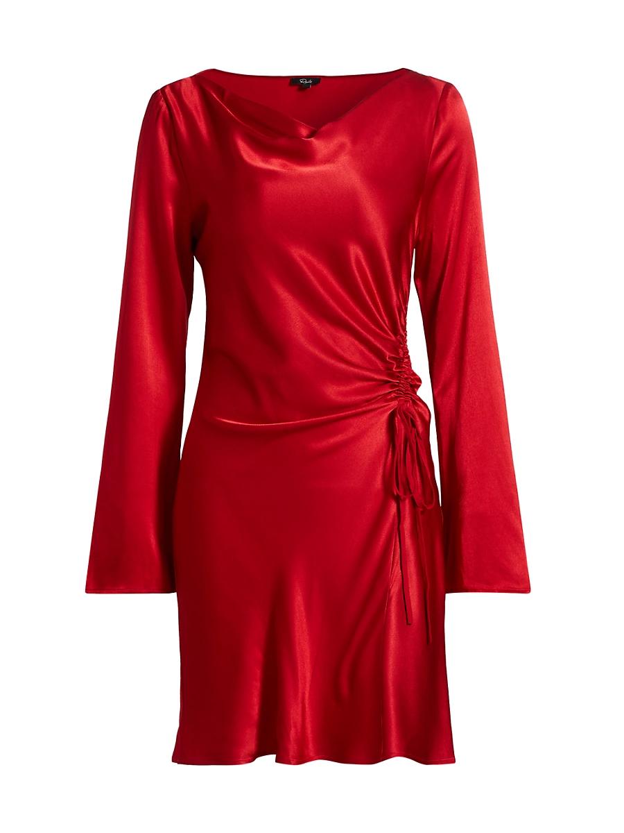 Womens Alessandra Satin Minidress Product Image