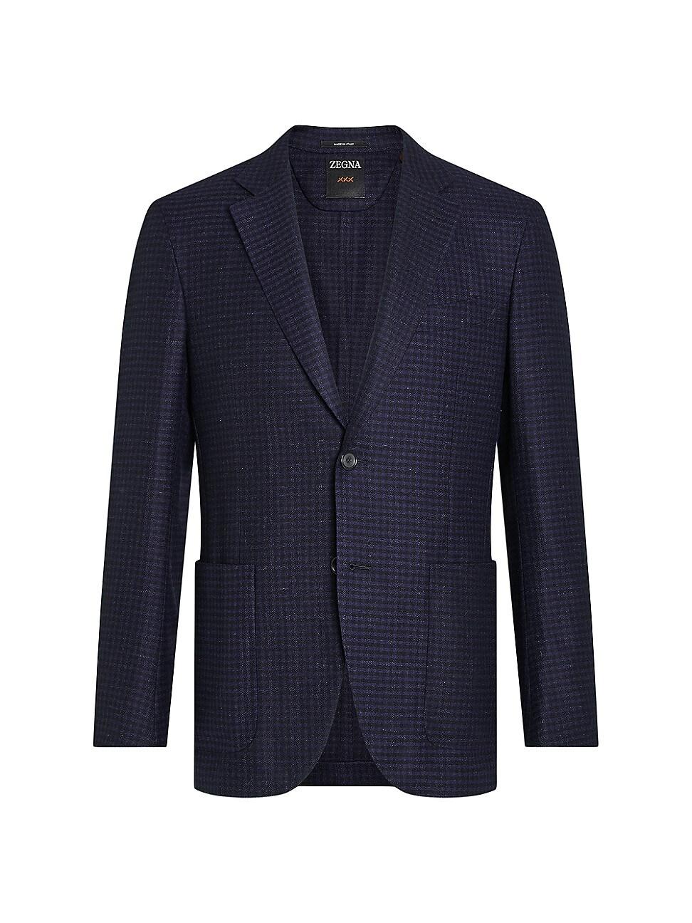 Mens Cashmere and Linen Jacket Product Image