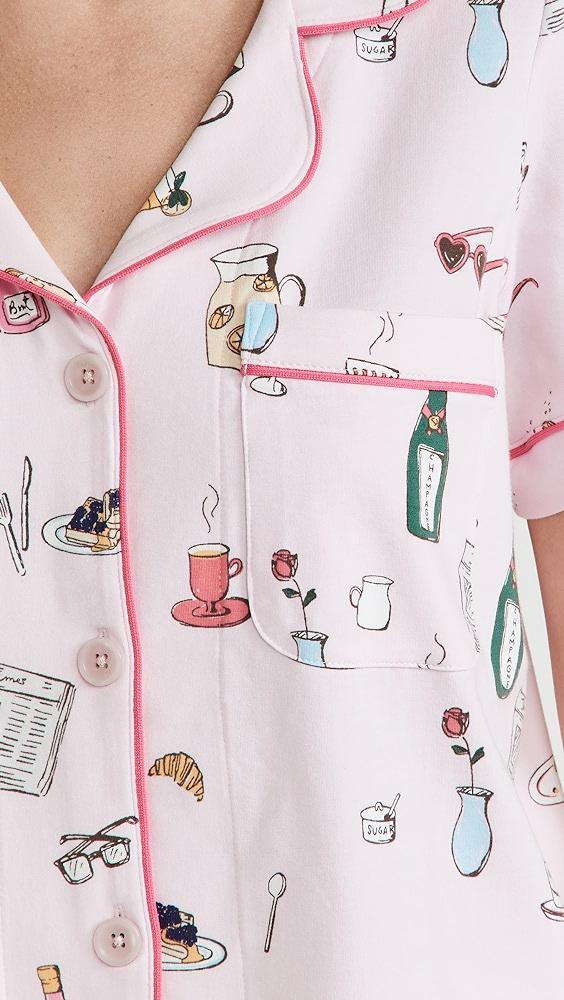 BedHead PJs Let's Do Brunch Shorty PJ Set | Shopbop Product Image