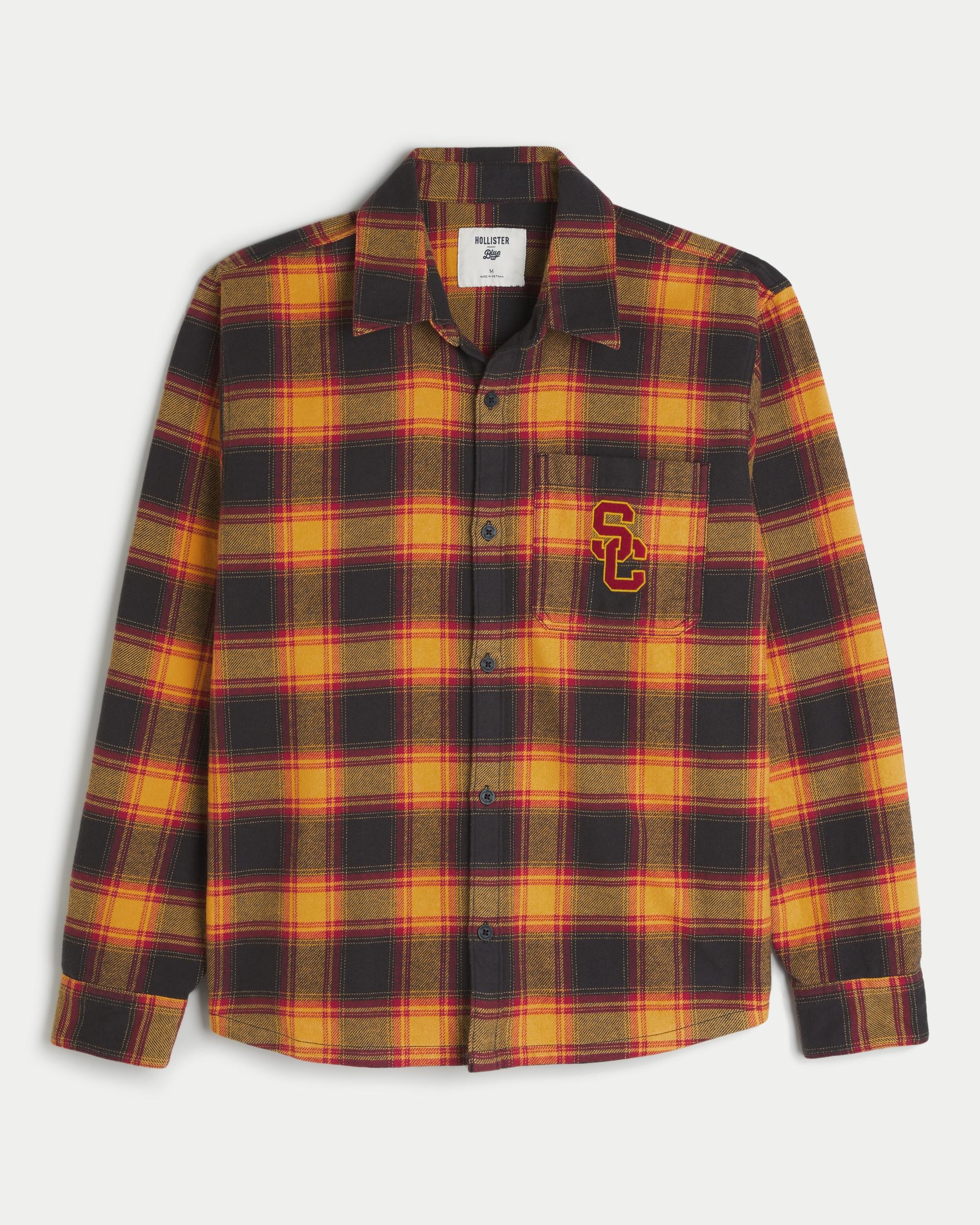 University of Michigan Graphic Flannel Shirt Product Image