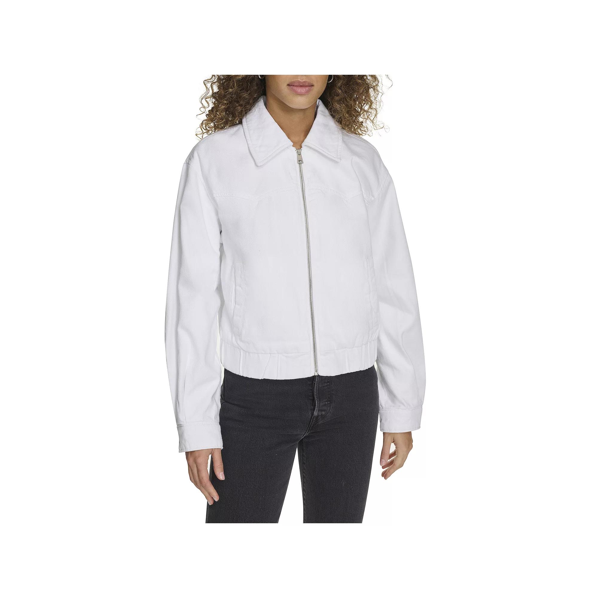 Women's Levi's® Denim Western Bomber Jacket,  Product Image