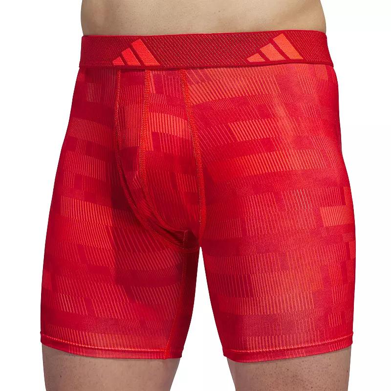 Men's adidas Microfiber Boxer Brief, Size: XL, Haste Solar Red Product Image