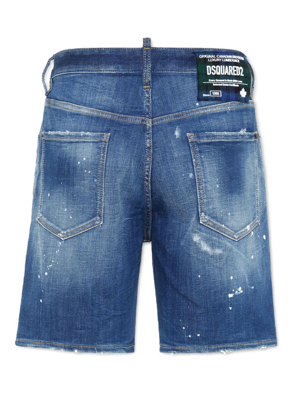 stretch-cotton denim shorts Product Image
