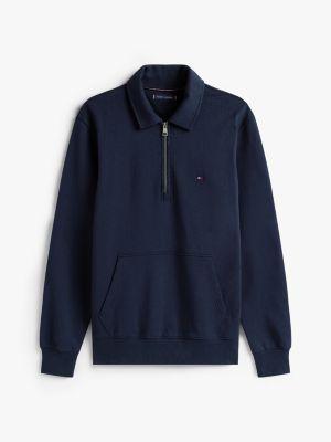 Classic Zip Polo Sweatshirt Product Image