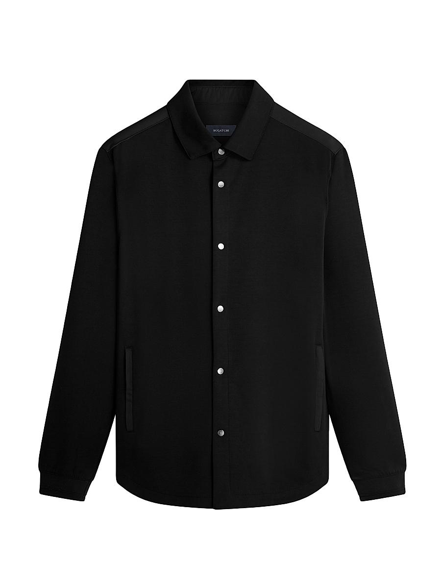 Mens Knit Shirt Jacket Product Image