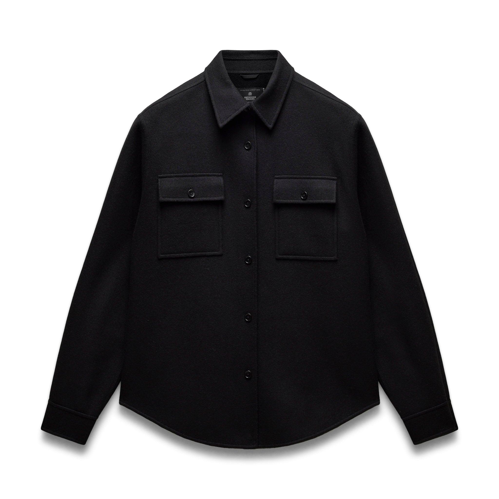 Double Faced Wool Concourse Overshirt Male Product Image