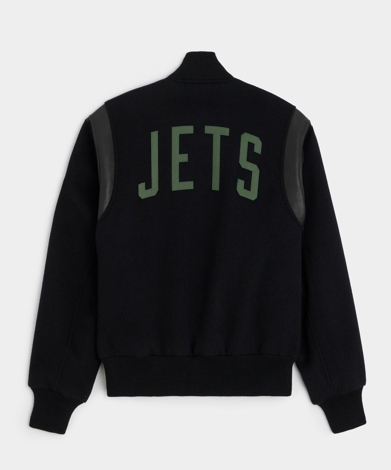 Todd Snyder by Fanatics for NFL Jets Cashmere Varsity Jacket Product Image