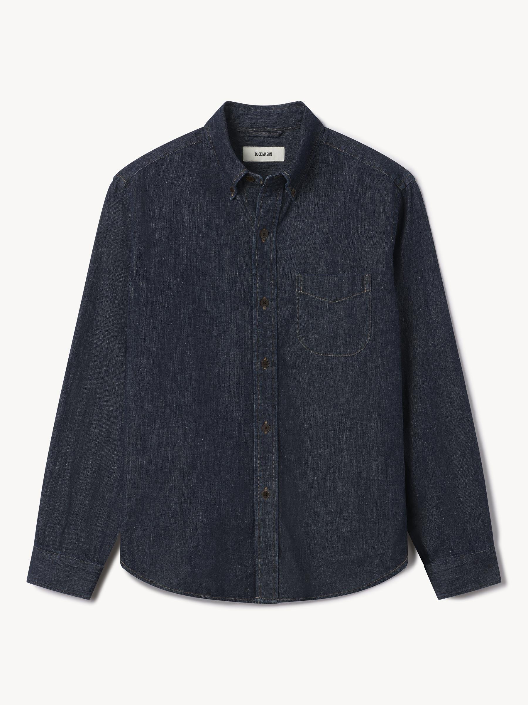D032 Nep Denim BD Shirt Product Image