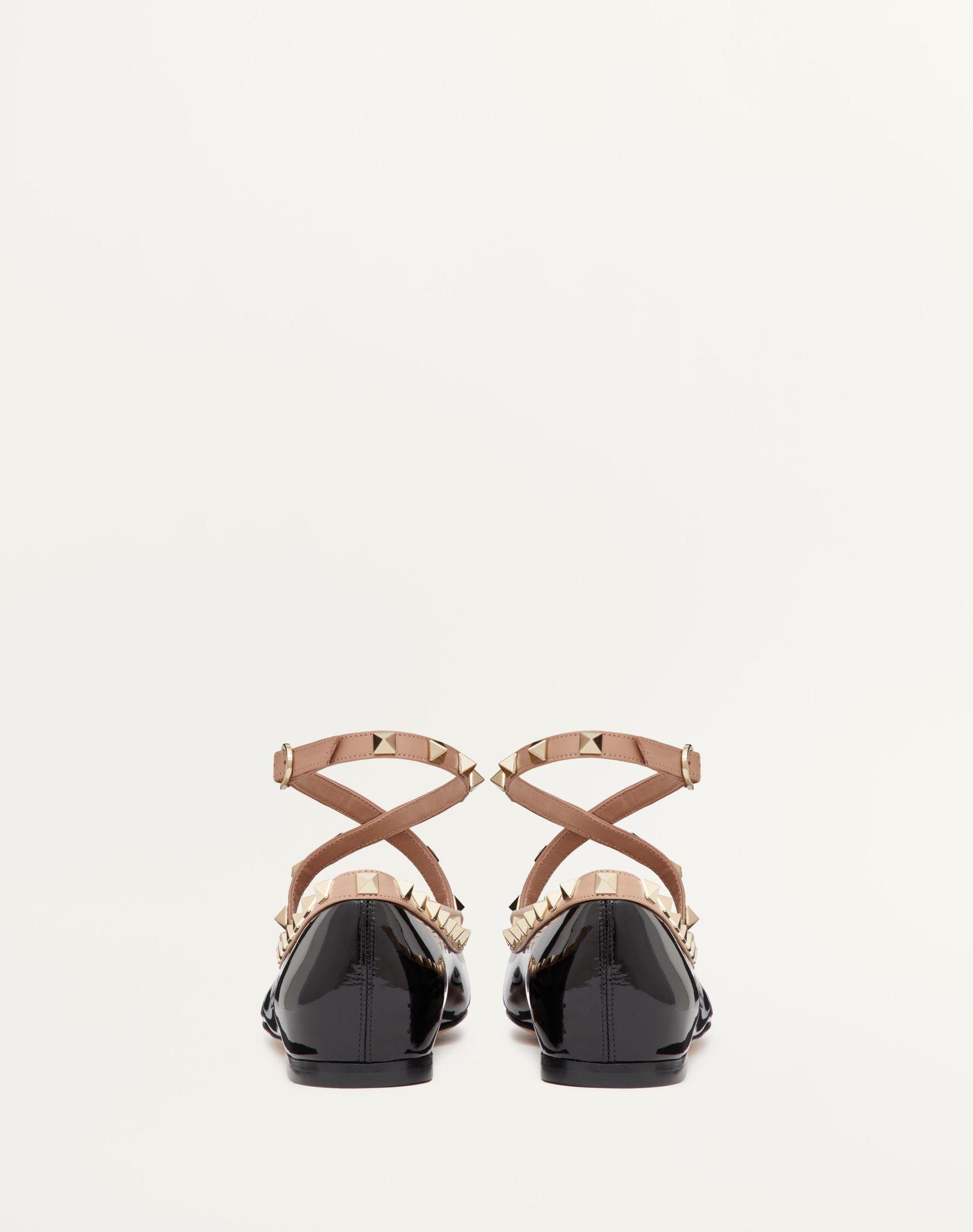 Rockstud Patent Leather Ballerina Product Image