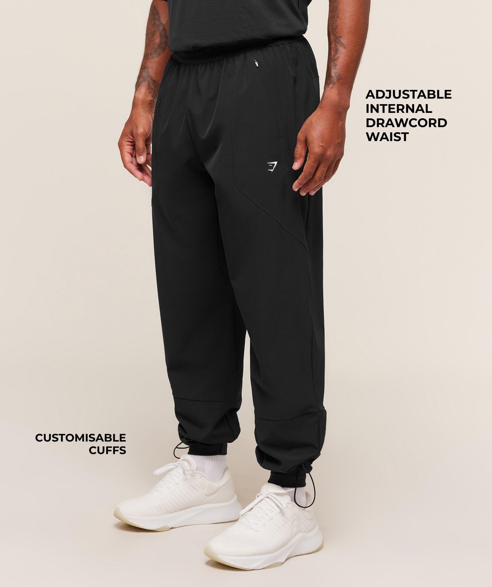 Gymshark Running Joggers - Black Male Product Image