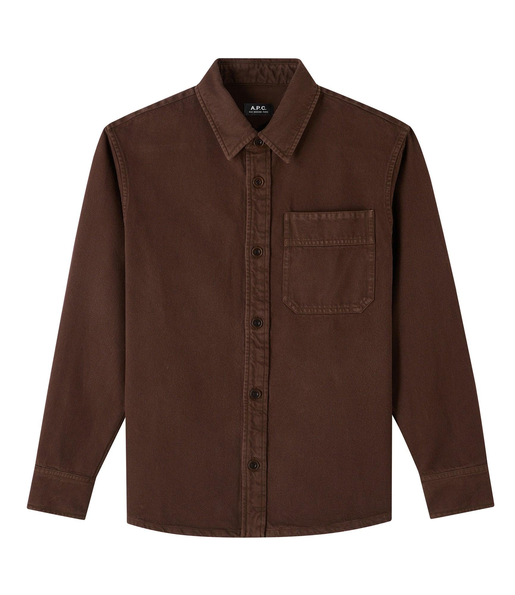 Basile Brodée Poitrine overshirt Male Product Image