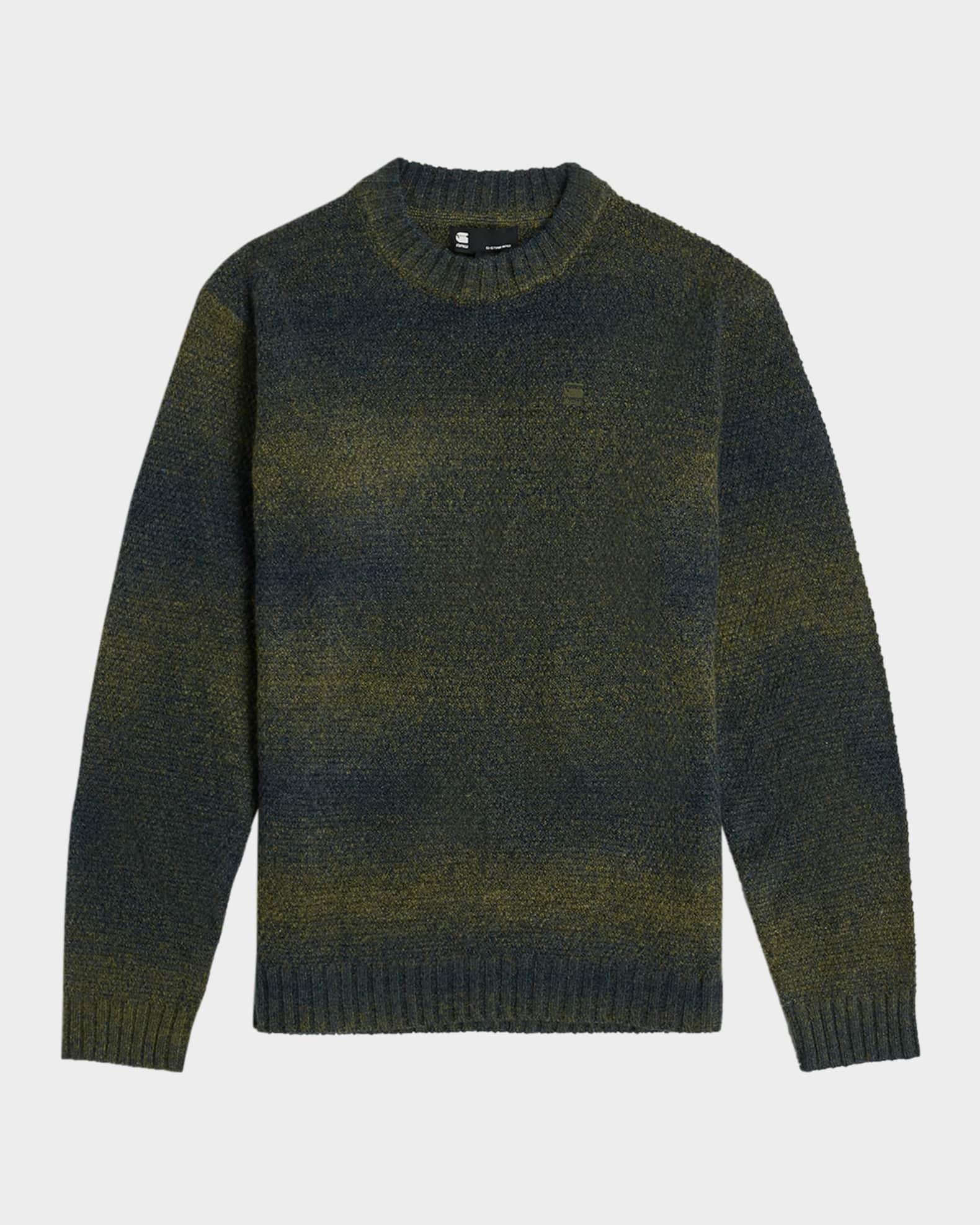 Men's Gradient Stripe Sweater Product Image