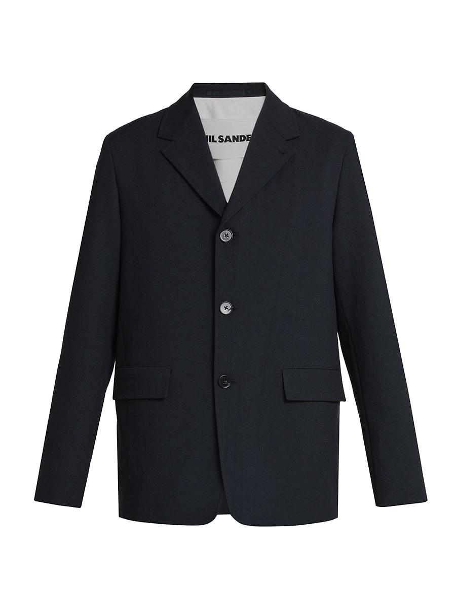 Mens Solid Suit Jacket Product Image