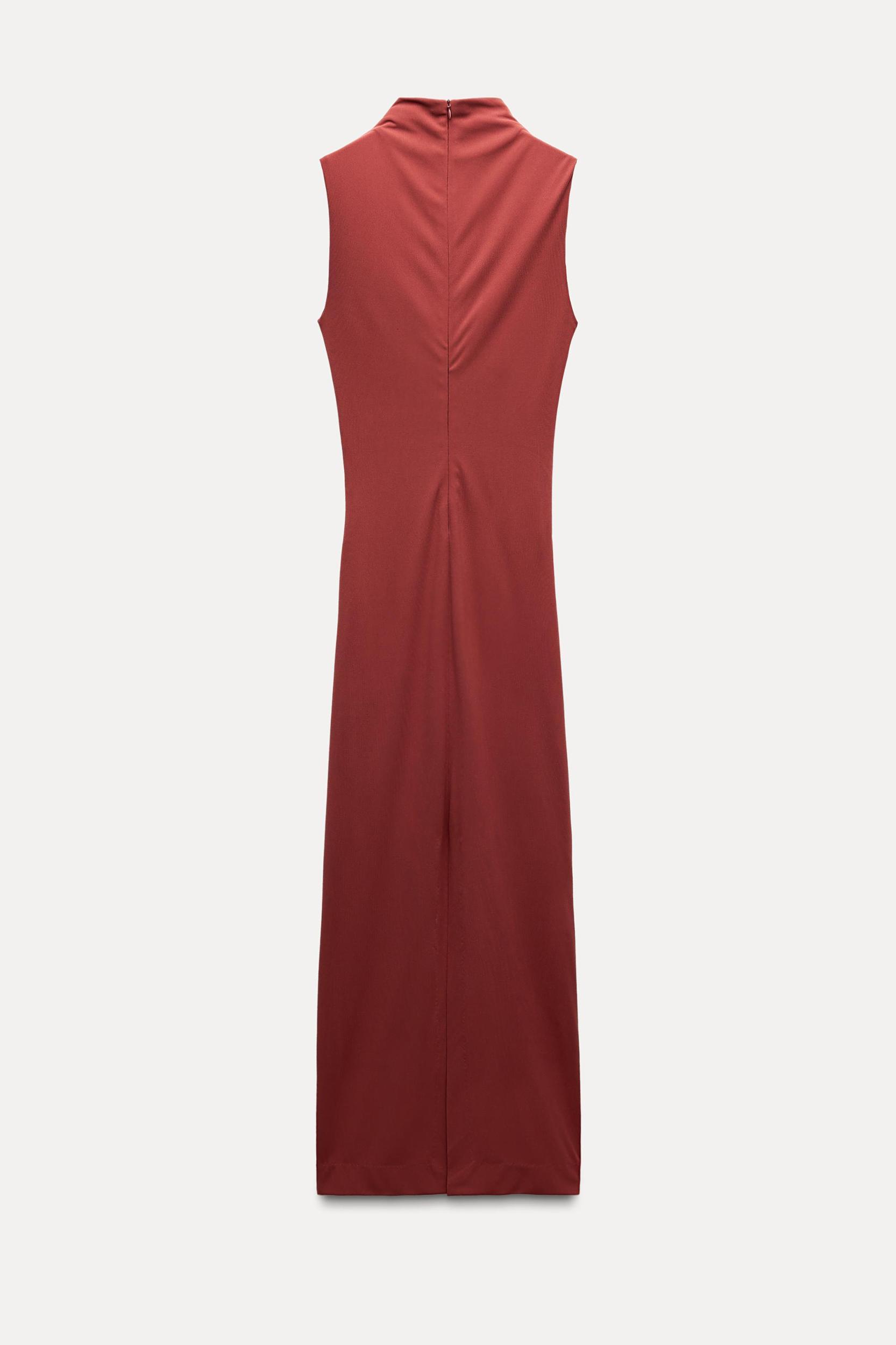 DRAPED MIDI DRESS Product Image