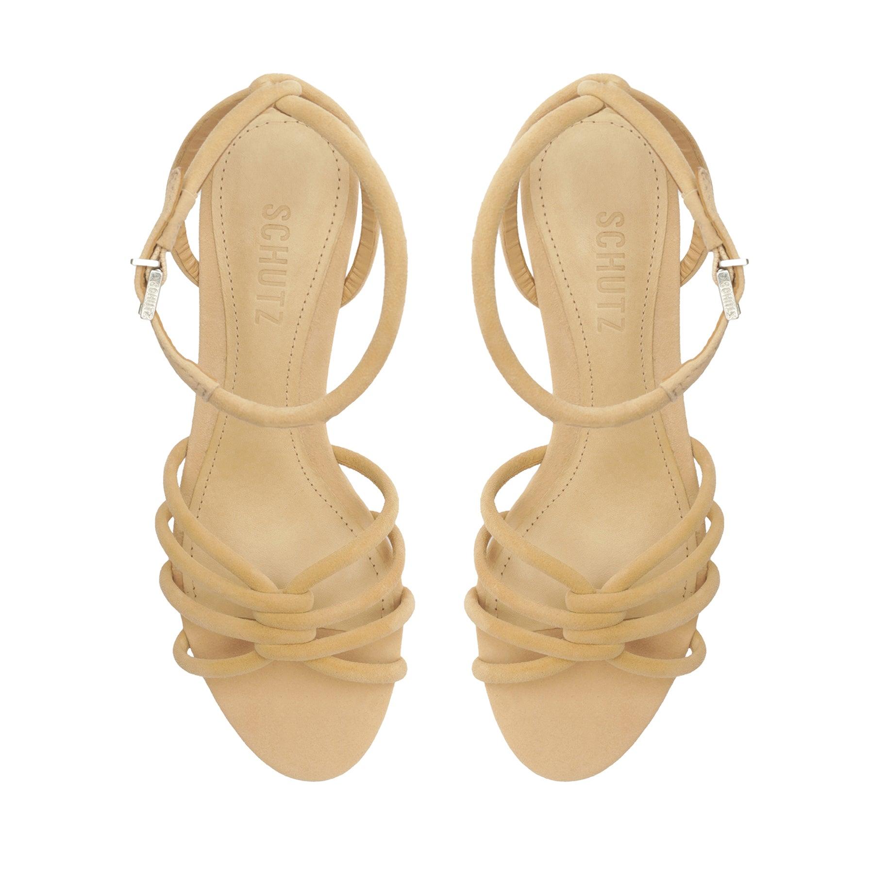 Rachel Block Leather Sandal Female Product Image