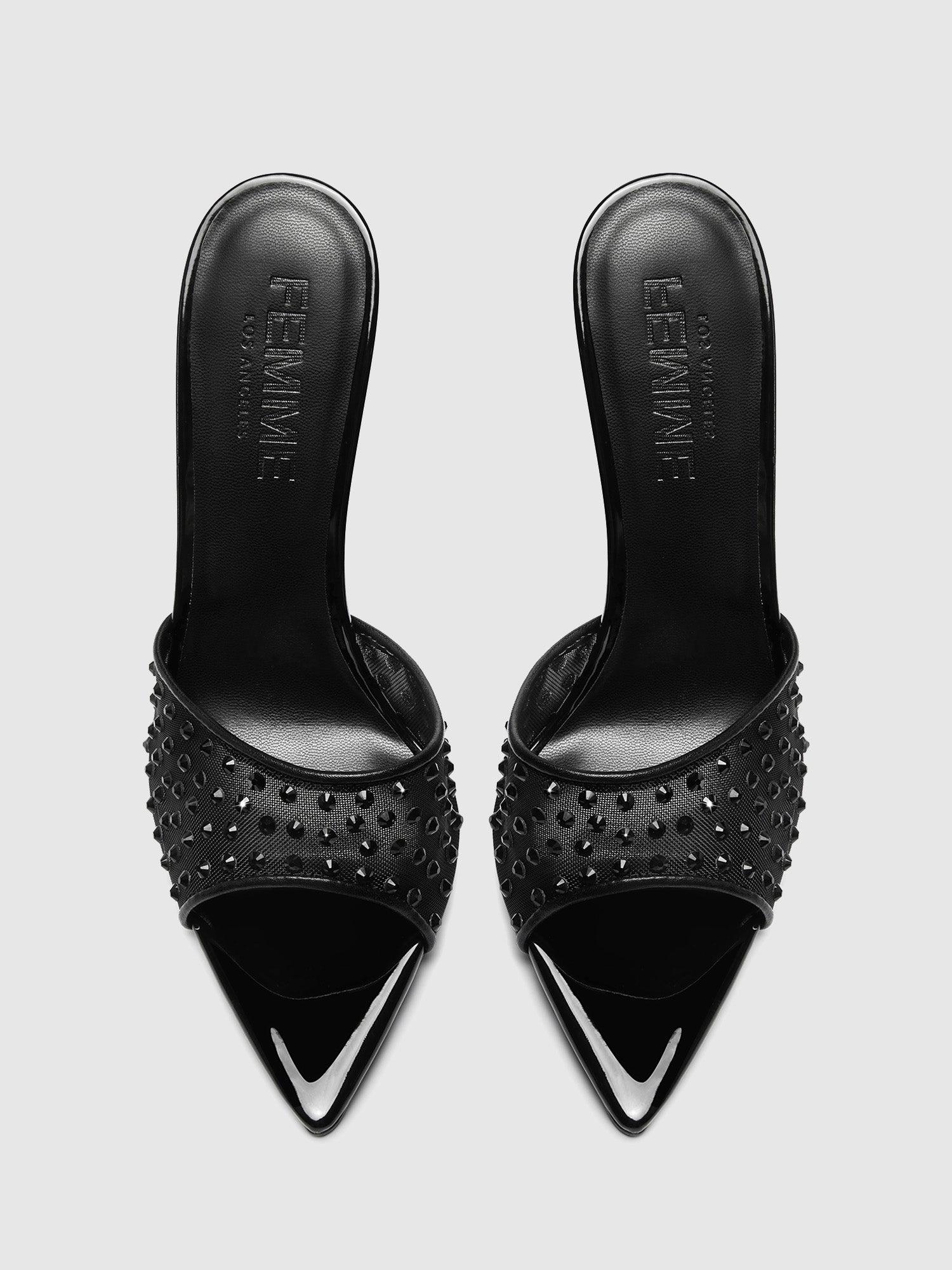 Gianni - Mesh Diamonds - Black Product Image