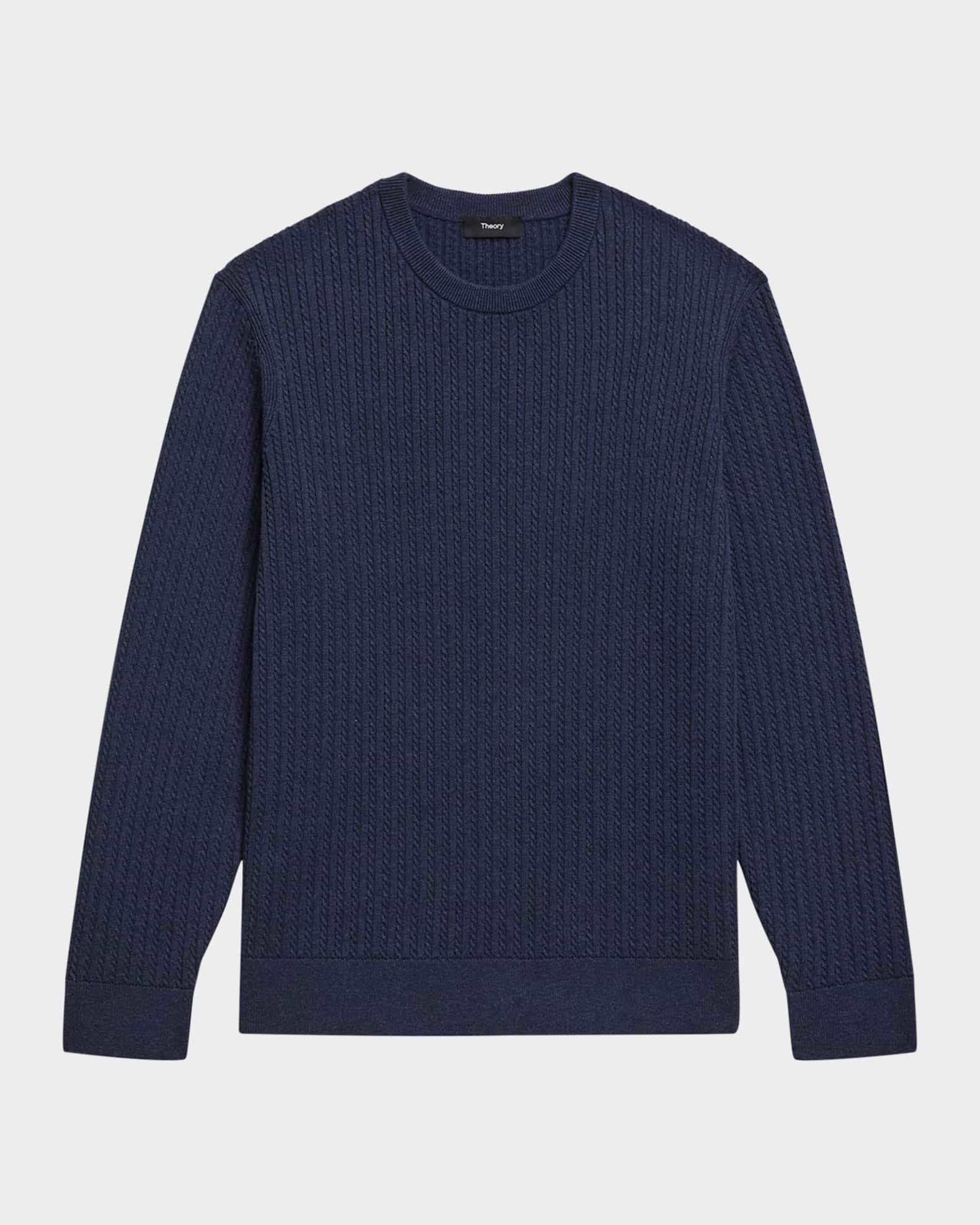 Men's Riland Cable-Knit Crewneck Sweater Product Image