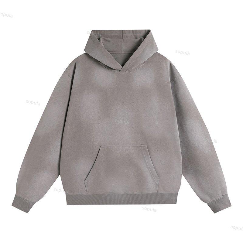 Men's Oversized Relaxed Graphic Vintage Washed Zip-Up Hoodie Product Image