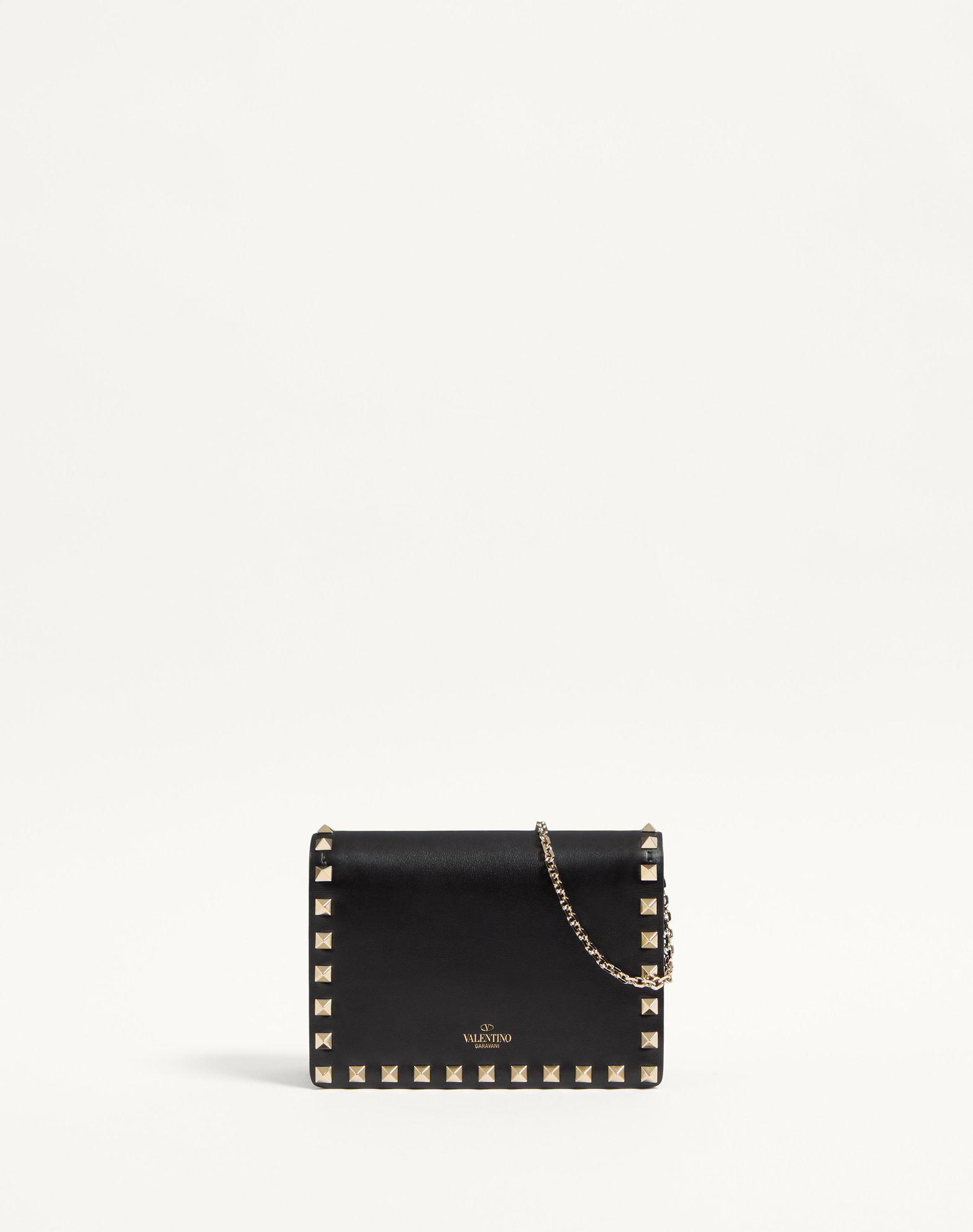 Rockstud Calfskin Chain Pouch  Product Image