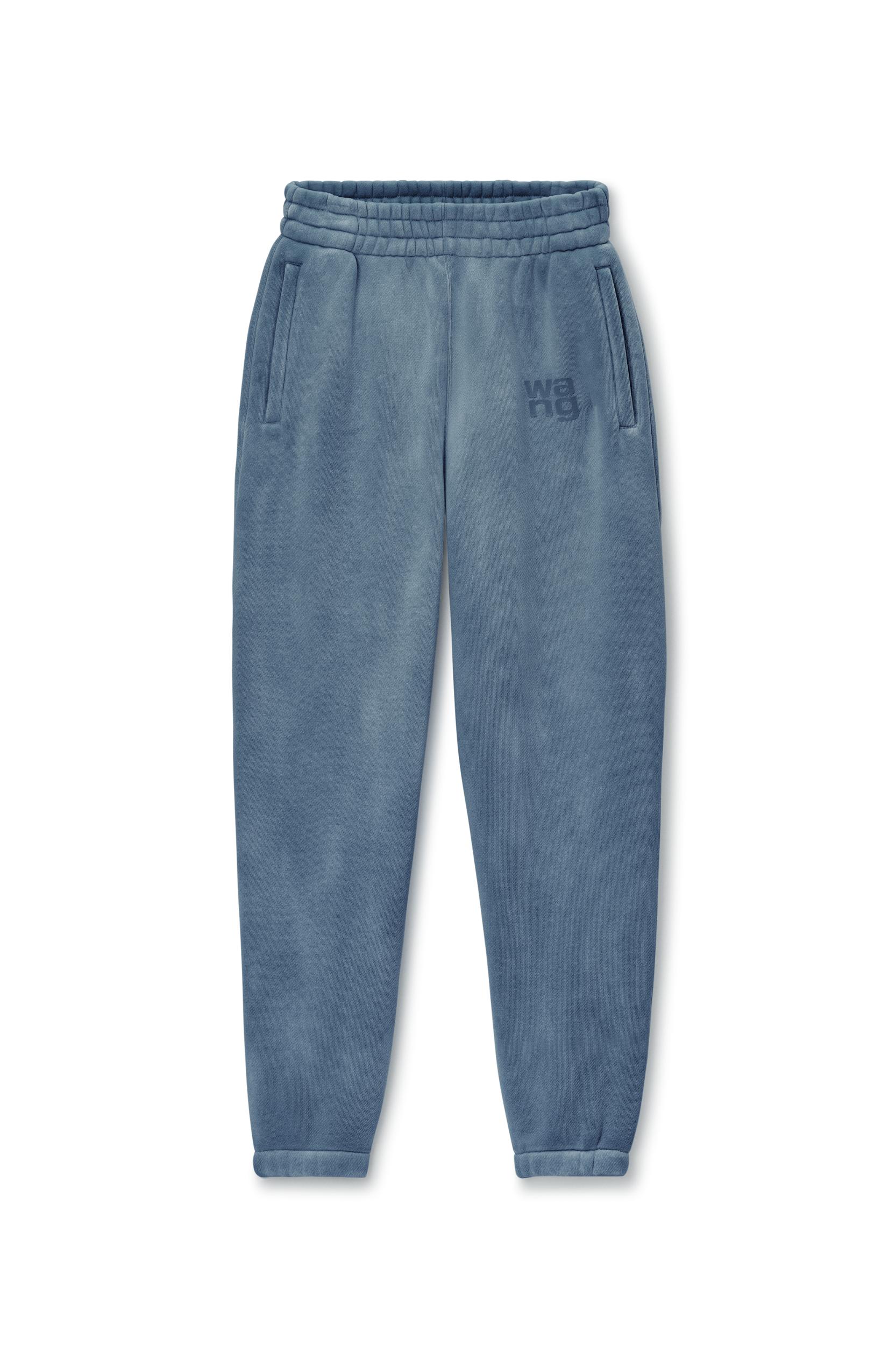 Blue Puff-print Logo Sweatpants Product Image