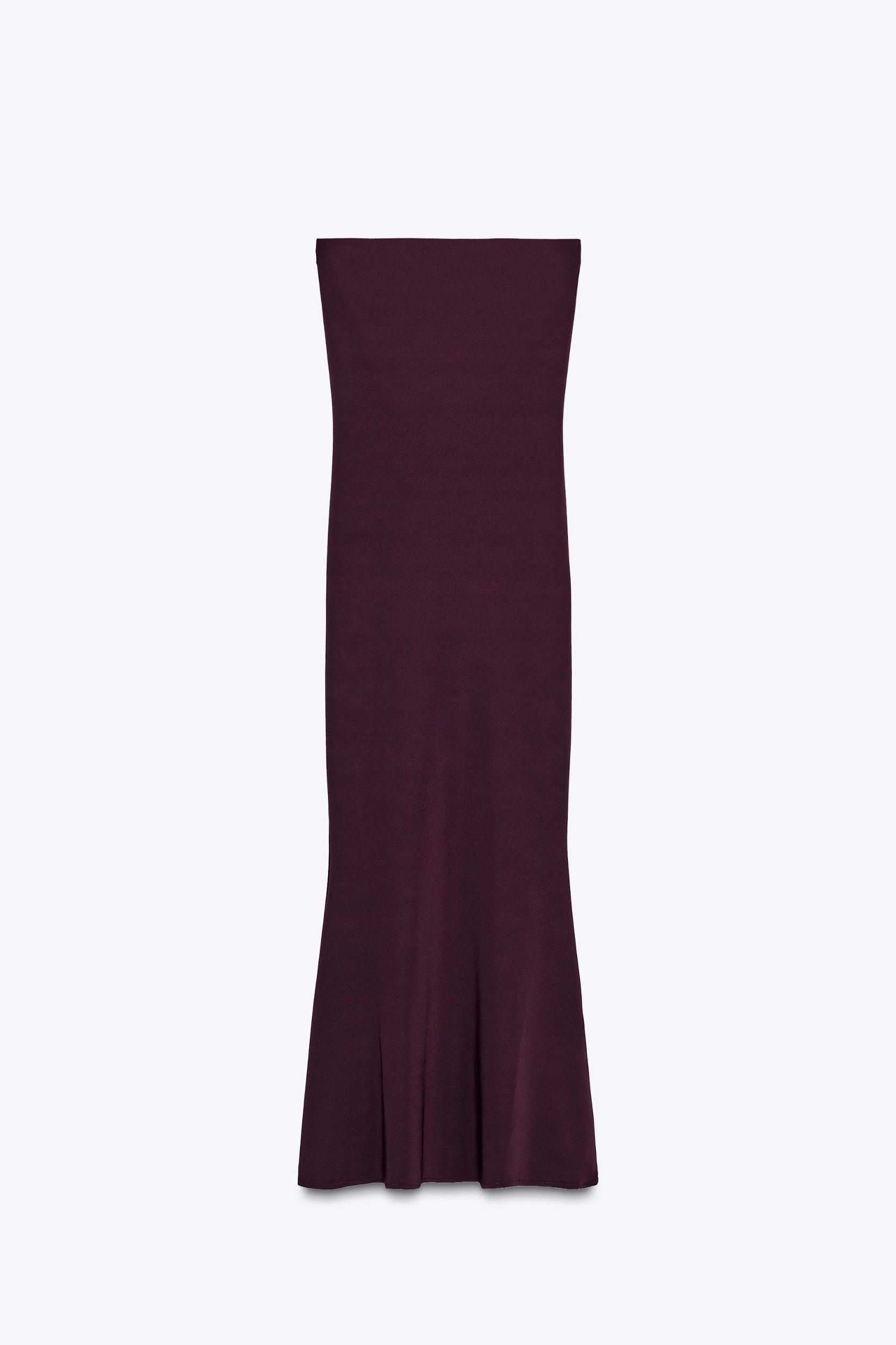 STRAPPY BACK BANDEAU DRESS Product Image