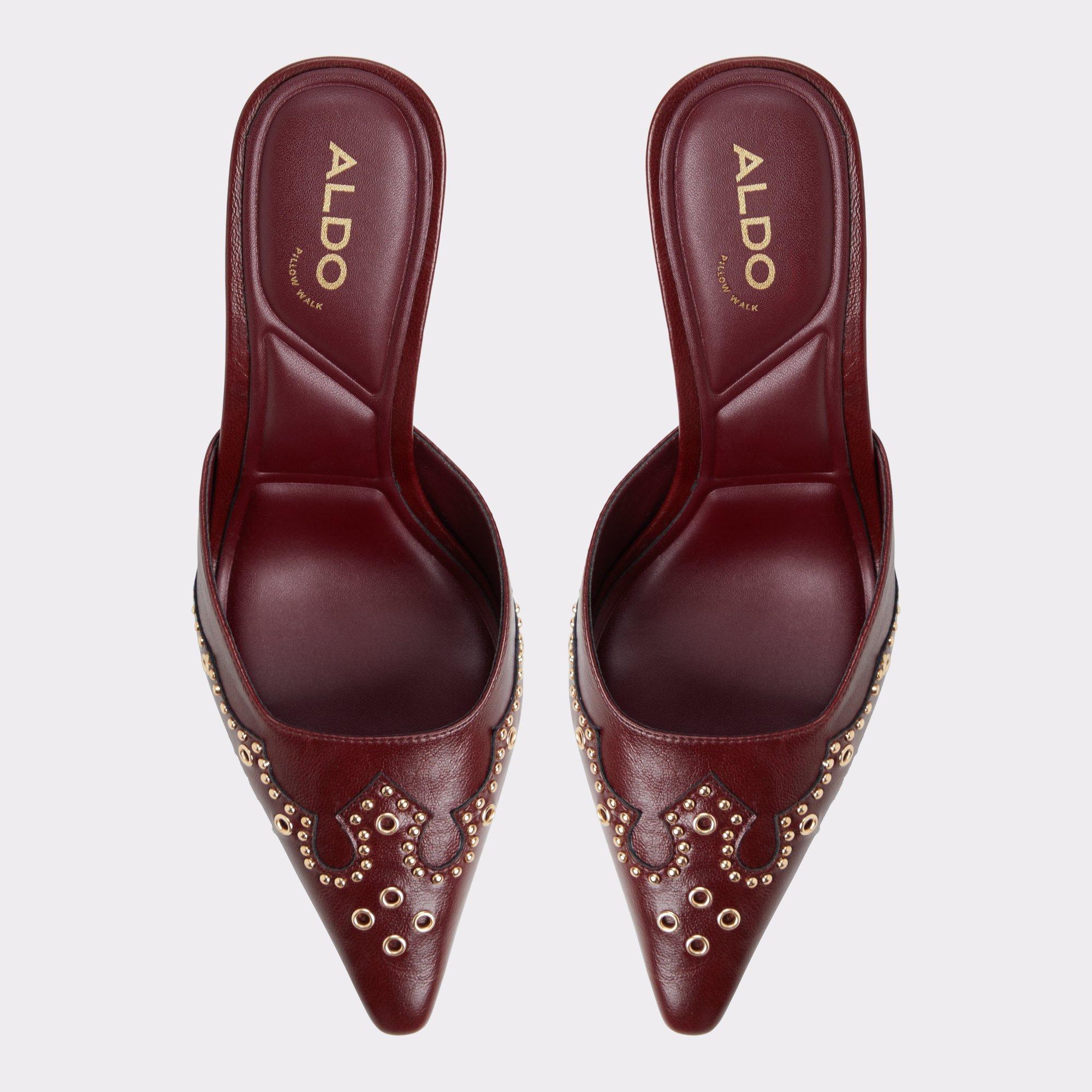 ALDO Amarilla - Women's Mule Slide - Red, Size 8 Product Image