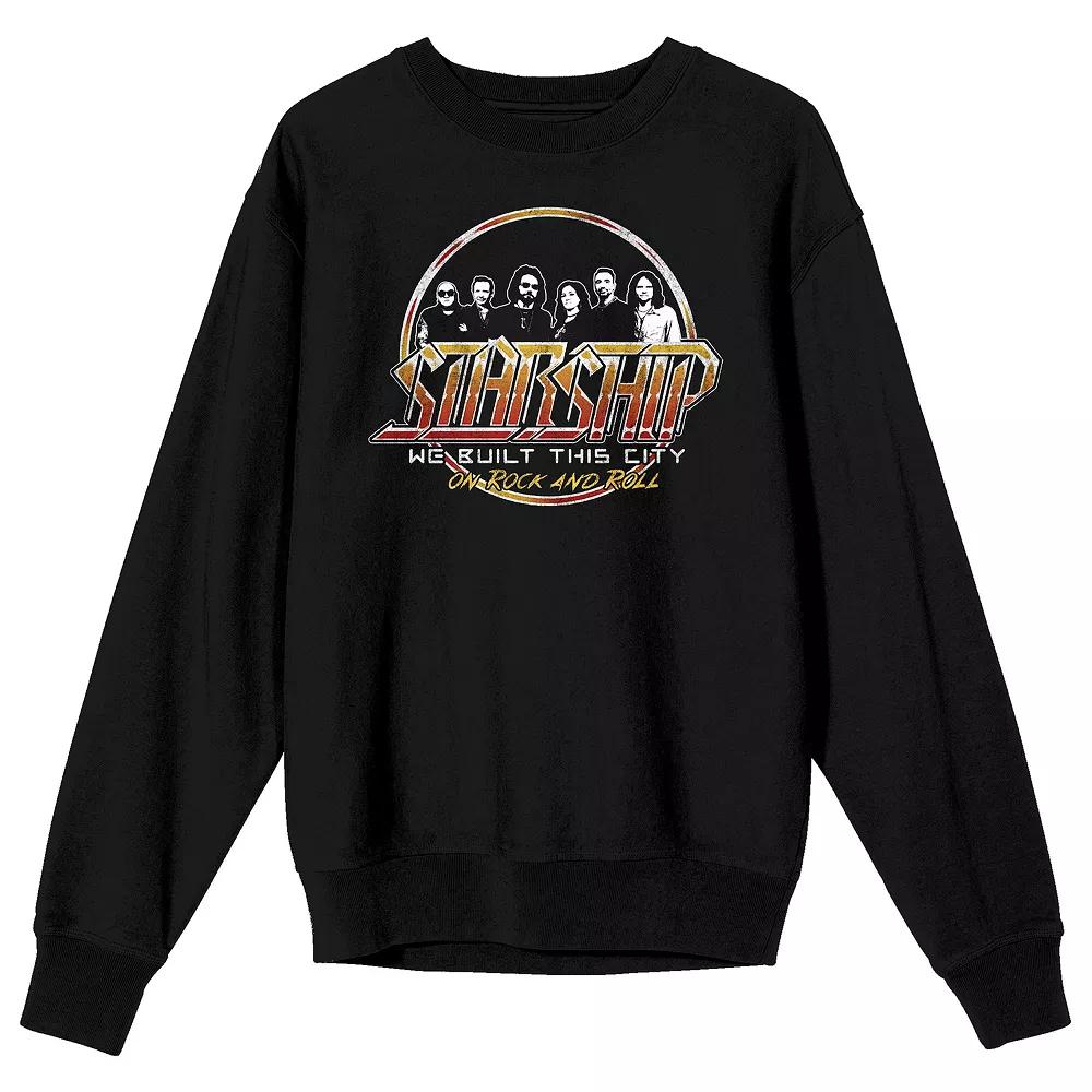 Men's Starship We Built This City Sweatshirt, Size: XL, Black Product Image