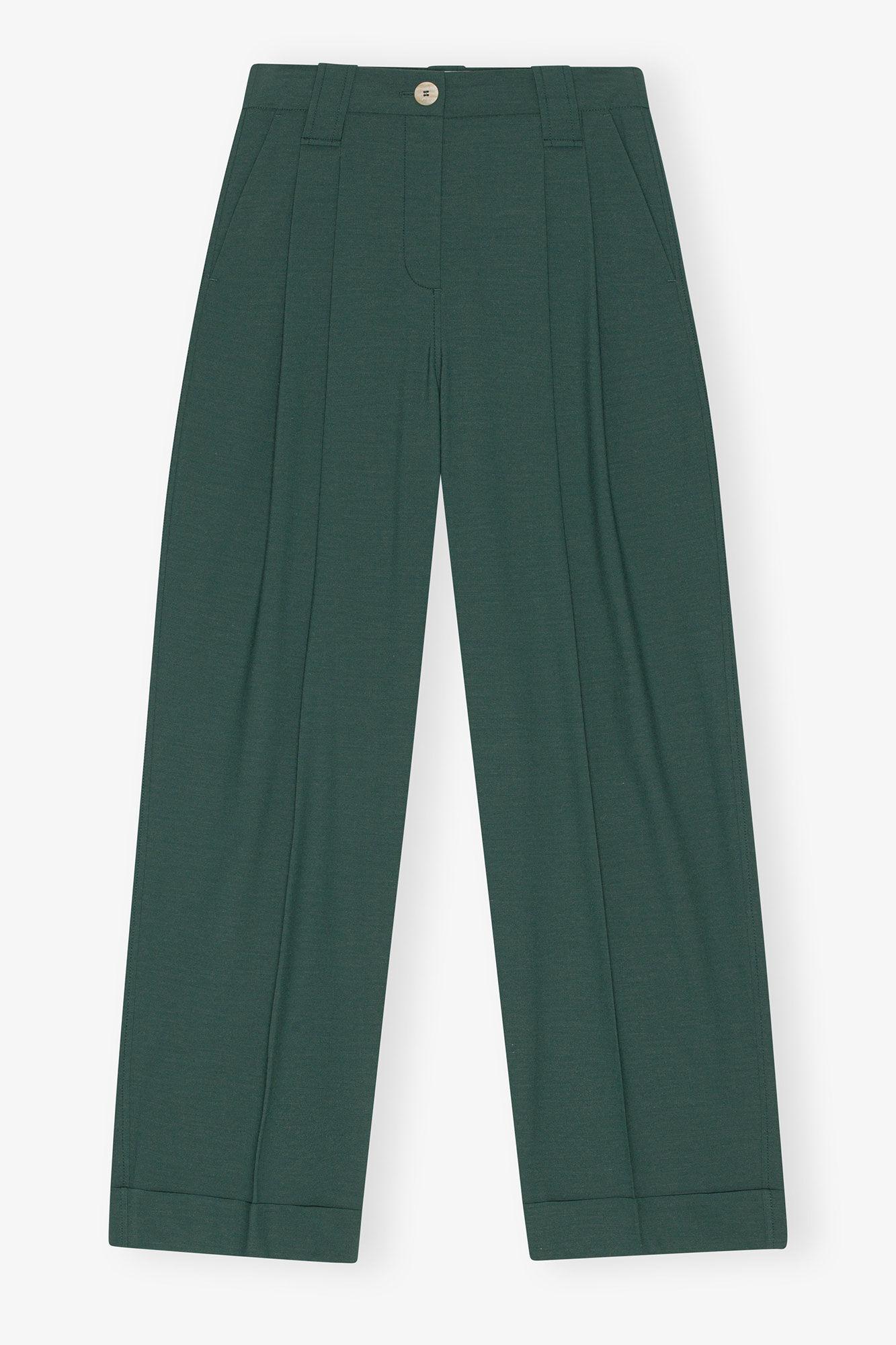 Drapey Melange Pleat Pants Product Image