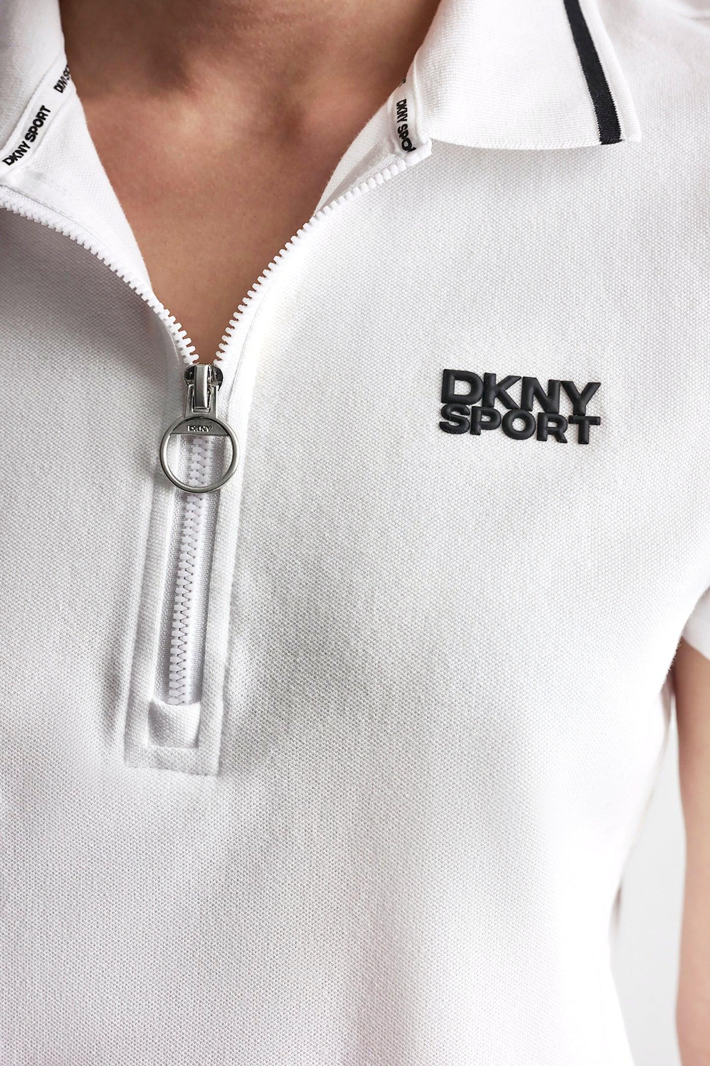 LOGO EMBROIDERED ZIP POLO Product Image