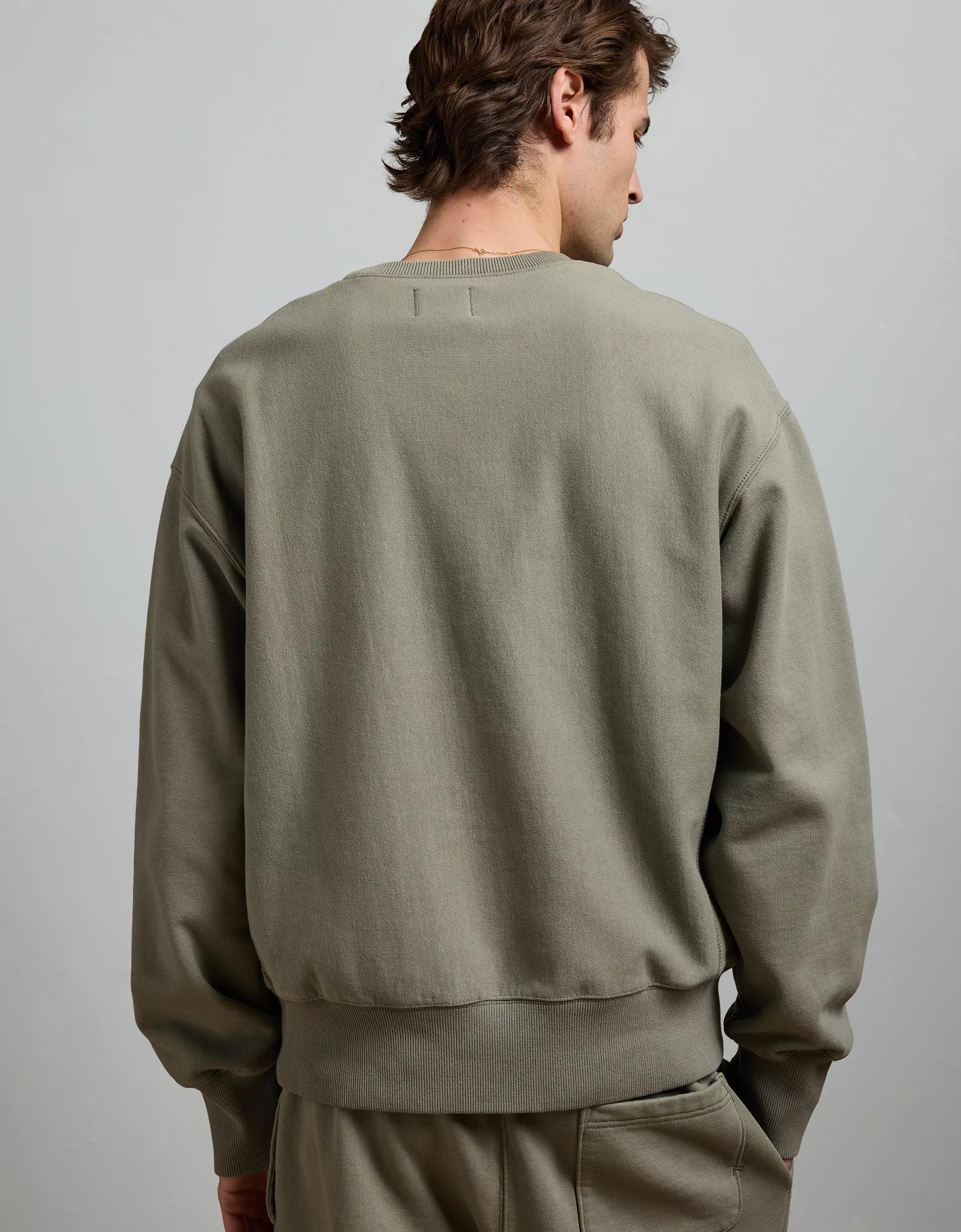 AE77 Premium Fleece Crew Neck Sweatshirt Product Image