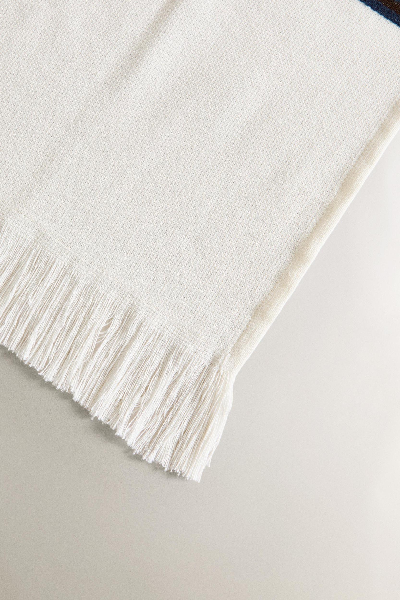 STRIPED COTTON BEACH TOWEL Product Image