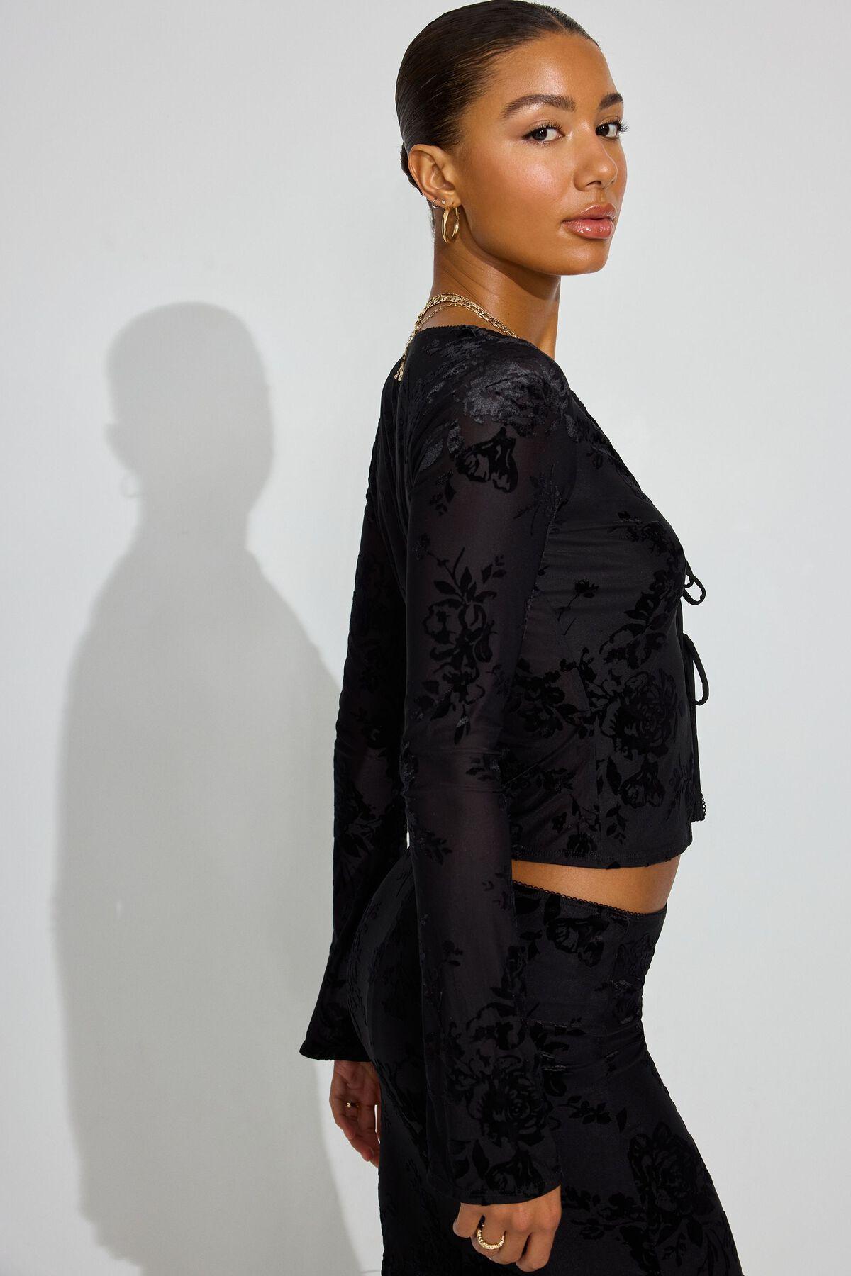 Tie Front Babydoll Cami Top Product Image