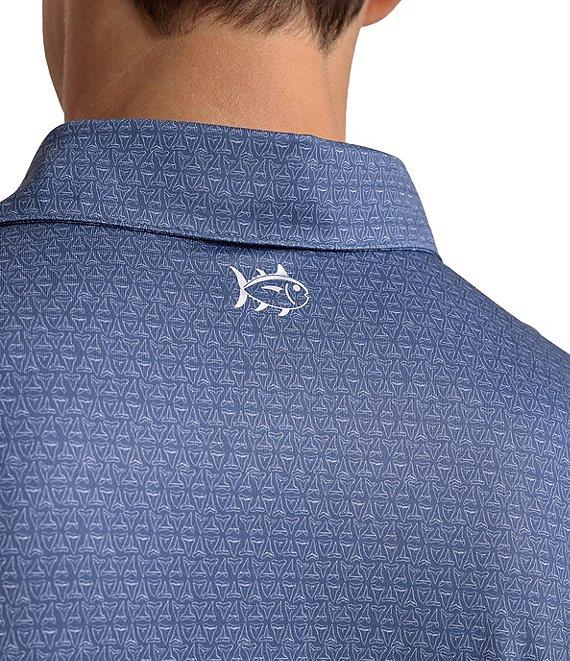 Southern Tide Performance Stretch Driver Jaw Breakers Printed Short Sleeve Polo Shirt Product Image