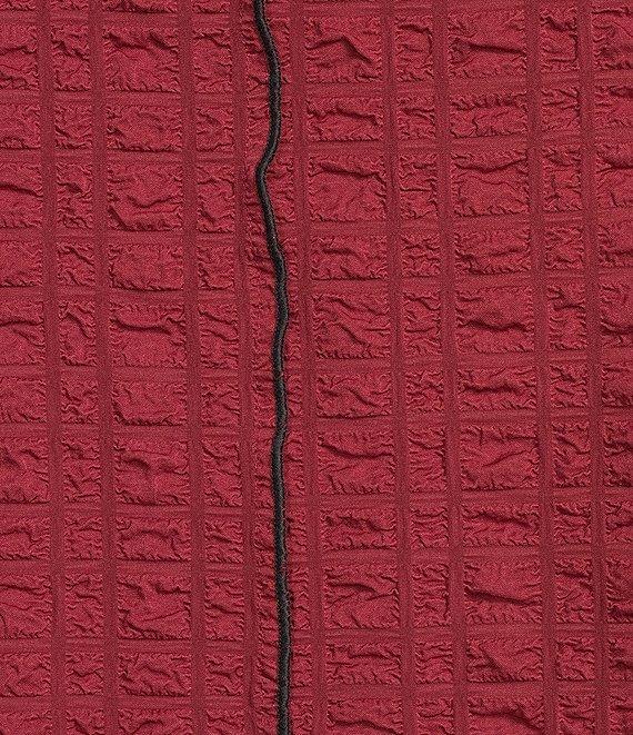 Ali Miles Textured Woven Scoop Neck 3/4 Sleeve Tunic Product Image