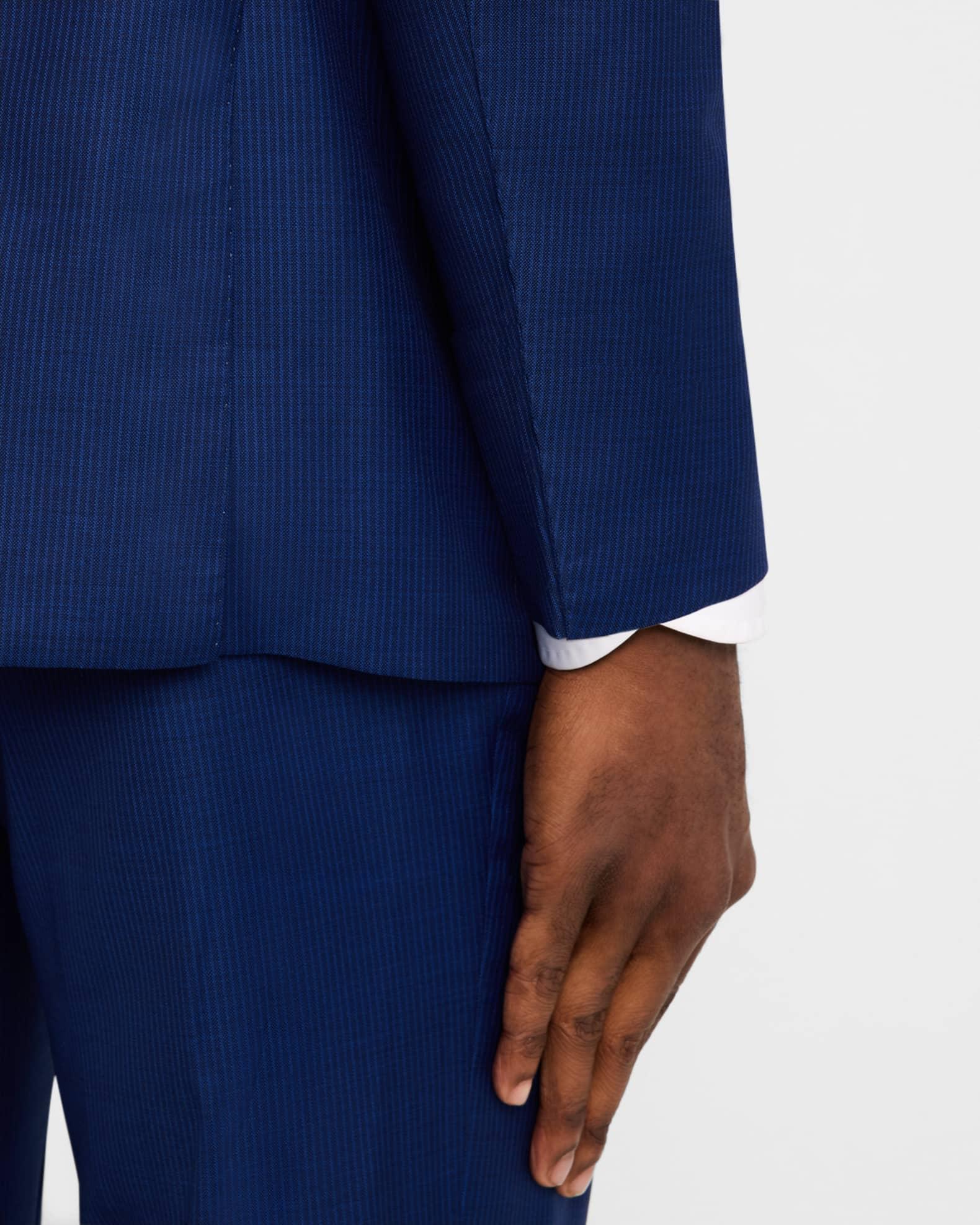 Men's Narrow Stripe Wool Suit Product Image