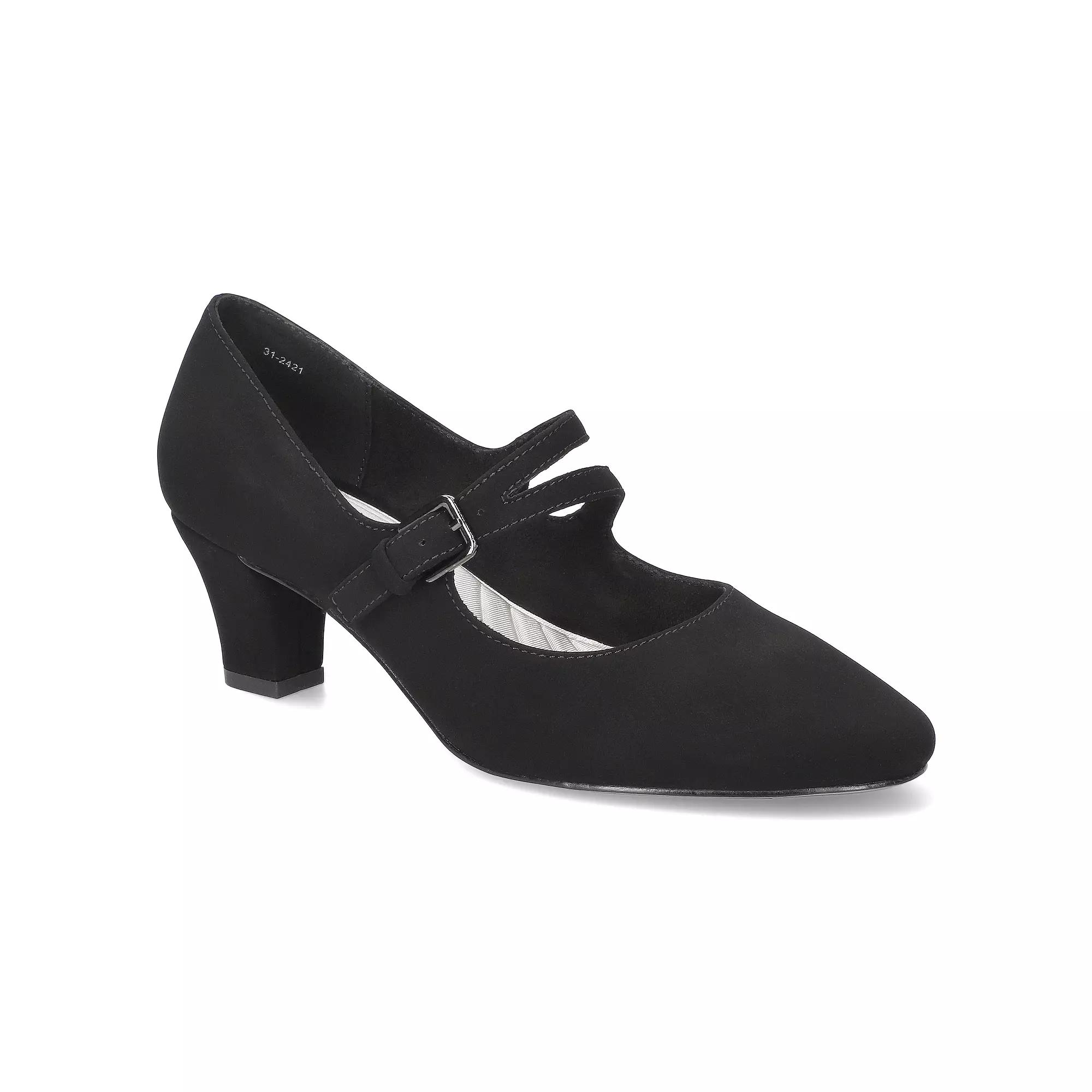Women's Meryl by Easy Street Asymmetrical Mary Jane Pumps,  Product Image