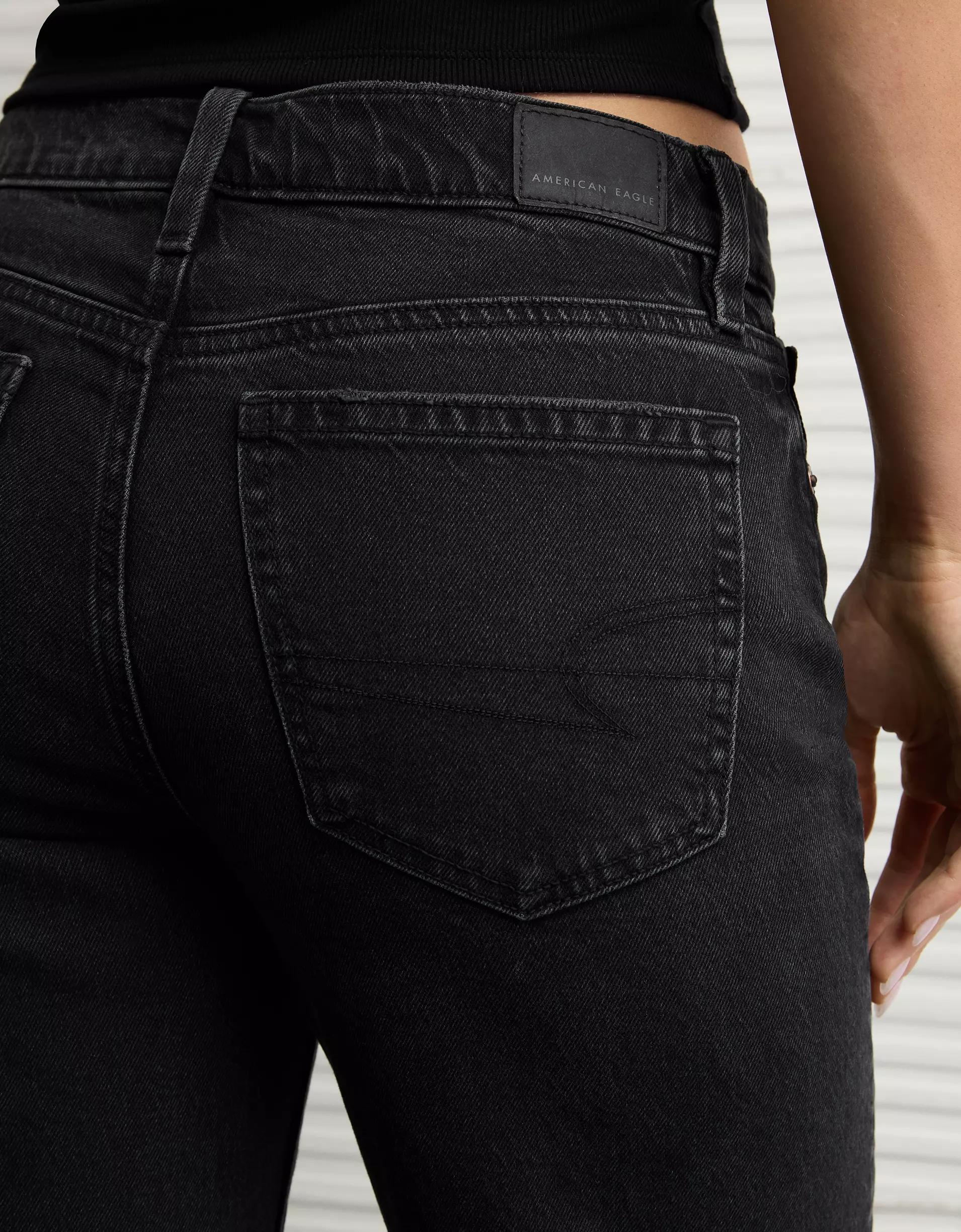 AE Stretch High-Waisted Stovepipe Jean Product Image