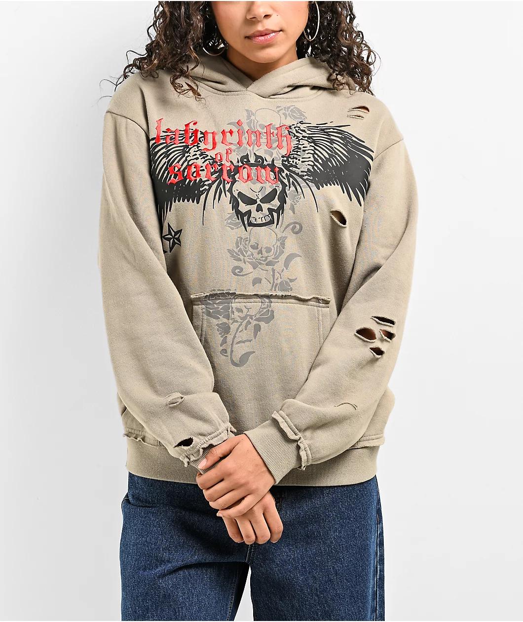 Empyre Labyrinth Franklin Grey Hoodie Product Image